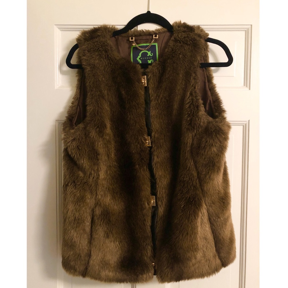 C Wonder Faux Fur Vest